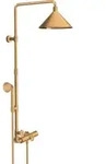 hansgrohe Showerpipe Axor m TH, KB, 240mm, 2jet, brush. gol opt