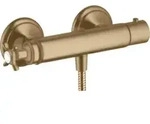 hansgrohe Brausethermostat Axor Montreux AP, 1 Verbr., m Kreuz, brushed bronze