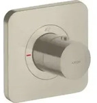 hansgrohe Fertigset Axor Citterio E UP-Thermostat 120x120mm, brushed nickel