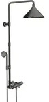 hansgrohe Showerpipe Axor m TH, KB, 240mm, 2jet, brush. bla vc