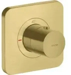 hansgrohe Fertigset Axor Citterio E UP-Thermostat 120x120mm, brushed brass
