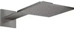 hansgrohe Kopfbrause Axor m Br.Arm, 250x250mm, 2jet, brush. bla vc