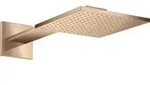 hansgrohe Kopfbrause Axor m Br.Arm, 250x250mm, 2jet, pol. red gold