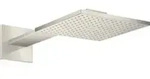hansgrohe Kopfbrause Axor m Br.Arm, 250x250mm, 2jet, Edelstahl-Optik