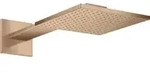 hansgrohe Kopfbrause Axor m Br.Arm, 250x250mm, 2jet, brush. r gold