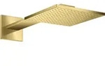 hansgrohe Kopfbrause Axor m Br.Arm, 250x250mm, 2jet, pol. gol opt