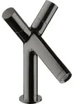 hansgrohe 2-G-Waschtischarmatur 80 Axor Starck A 105mm, m HG, ZugstAblGar, pol....
