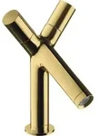 hansgrohe 2-G-Waschtischarmatur 80 Axor Starck A 105mm, m HG, ZugstAblGar, pol. gol