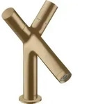 hansgrohe 2-G-Waschtischarmatur 80 Axor Starck A 105mm, m HG, ZugstAblGar, brush.