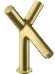 hansgrohe 2-G-Waschtischarmatur 80 Axor Starck A 105mm, m HG, Zugst.Abl.Gar., brush.