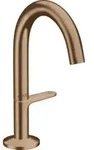hansgrohe Waschtisch-Einhebelmischer Sel. 140 Axor One A 122mm, m Pus-Op-Abl, brush.