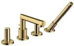 hansgrohe Fertigmontageset Axor Uno 4-L-BW-Rand-Arm., m Zerogr, pol. gol opt