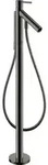 hansgrohe Wannen-Einhebelmischer Axor Starck A 156mm, boden, m Pin-Griff, pol. bla vc