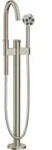 hansgrohe Wannen-Einhebelmischer Axor One Ausl. 220mm, bodensteh., brushed nickel