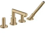 hansgrohe Fertigmontageset Axor Uno 4-L-BW-Rand-Arm., m Zerogr, brush. bron