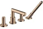 hansgrohe Fertigmontageset Axor Uno 4-L-BW-Rand-Arm., m Zerogr, pol. r gold