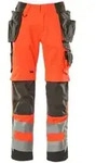 MASCOT&reg; Handwerkerhose Wigan 82C45 hi-vis rot/dunkelanthrazit