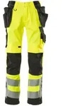 MASCOT&reg; Handwerkerhose Wigan Gr. 76C49 hi-vis gelb/schwarz