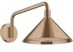 hansgrohe Kopfbrause Axor m Arm, Wd, 240mm, 2jet, brush. r gol