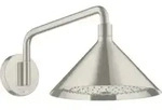 hansgrohe Kopfbrause Axor m Arm, Wd, 240mm, 2jet, Edelstahl-Optik