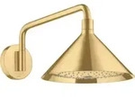 hansgrohe Kopfbrause Axor m Arm, Wd, 240mm, 2jet, brush. gol opt