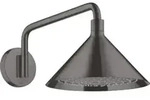 hansgrohe Kopfbrause Axor m Arm, Wd, 240mm, 2jet, brush. bla vc
