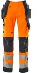 MASCOT&reg; Handwerkerhose Wigan 76C49 hi-vis orange/schwarzblau