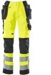MASCOT&reg; Handwerkerhose Wigan 76C48 hi-vis gelb/schwarzblau