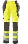 MASCOT&reg; Handwerkerhose Wigan 76C58 hi-vis gelb/dunkelanthrazit