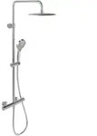 V&B Duschsystem Verve Showers TH, m Umstell., 3-strg., Wandmont., chr