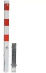 Schake Absperrpfosten Typ 470FB, 70x70mm, herausnehmbar + Dreikantverschlu&szlig;,...