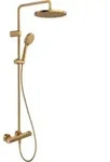 Duravit Duschsystem 1000 MinusFlow Ausl. 354mm, m Brausethermostat, bron geb.