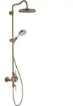 hansgrohe Showerpipe Axor Montreux m TH, Kopfbrause, 240mm, 1j, brush. r gol