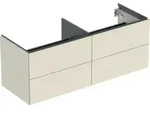 Geberit Waschtischunterschrank One 133,2x50,4x47cm, 4 L, sand-grau/l hg