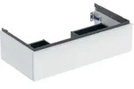 Geberit Waschtischunterschrank iCon 88,8x24,7x47,6cm, we. ma/Gr wei&szlig; matt