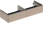 Geberit Waschtischunterschrank One 133,2x50,4x47cm, 2 L, Eiche/Mela Holzst.