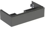Geberit Waschtischunterschrank iCon 88,8x24,7x47,6cm, lava matt/lava matt
