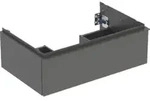 Geberit Waschtischunterschrank iCon 74x24,7x47,6cm, lava matt/lava matt