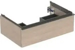 Geberit Waschtischunterschrank iCon 74x24,7x47,6cm, Eiche/Griff lava matt