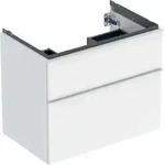 Geberit Waschtischunterschrank iCon 74x61,5x47,6cm, 2 Laden, w/lack. hochgl.