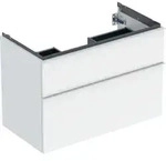 Geberit Waschtischunterschrank iCon 88,8x61,5x47,6cm, 2 L, w/lack. hochgl.