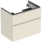 Geberit Waschtischunterschrank iCon 74x61,5x47,6cm, 2 L, sa hgl/Gr. sa ma (502304JL1)
