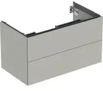 Geberit Waschtischunterschrank One 88,8x50,4x47cm, greige/lackiert m, 2 L