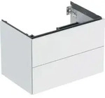 Geberit Waschtischunterschrank One 74x50,4x47cm, w/lack. matt, 2 Schubladen