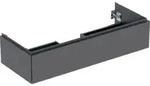 Geberit Waschtischunterschrank One 118,4x50,4x47cm, lava/lackiert m, 1 L
