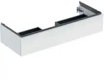 Geberit Waschtischunterschrank iCon 118,4x24,7x47,6cm, we. ma/Gr wei&szlig; matt