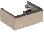 Geberit Waschtischunterschrank iCon 59,2x24,7x47,6cm, Eiche/Griff lava matt