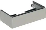 Geberit Waschtischunterschrank One 88,8x50,4x47cm, greige/lackiert m, 1 L