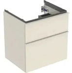 Geberit Waschtischunterschrank iCon 59,2x61,5x47,6cm, 2 L, sa hgl/Gr. sa ma