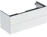Geberit Waschtischunterschrank One 118,4x50,4x47cm, w/lack. ma, 2 Laden
